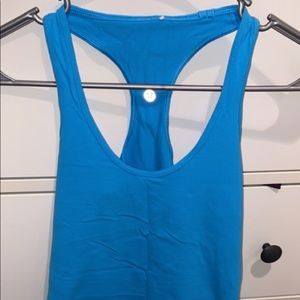 Blue Lululemon Cool Racerback Tank